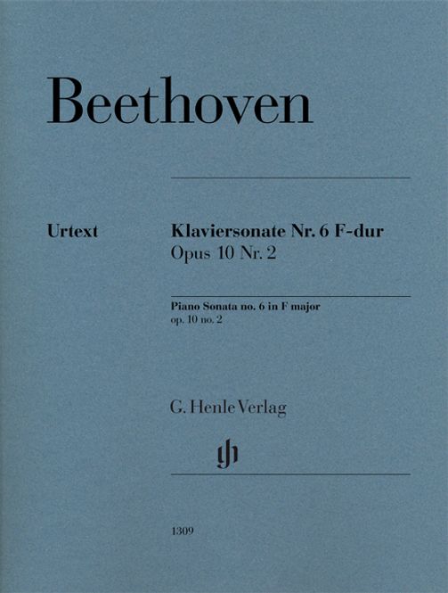 Hovedbilde Ludwig van Beethoven - Piano Sonata No. 6 In F Op. 10 No. 2