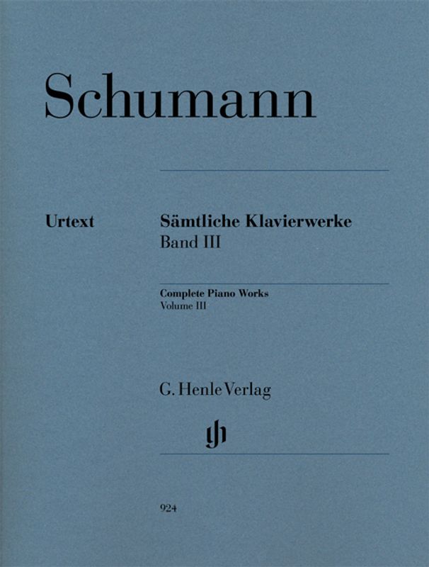 Robert Schumann - Sämtliche Klavierwerke Band 3