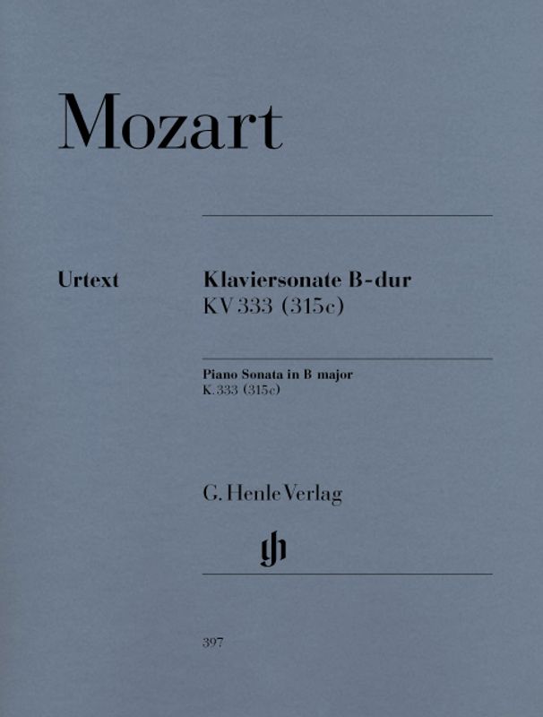 Wolfgang Amadeus Mozart - Piano Sonata B flat major KV 333