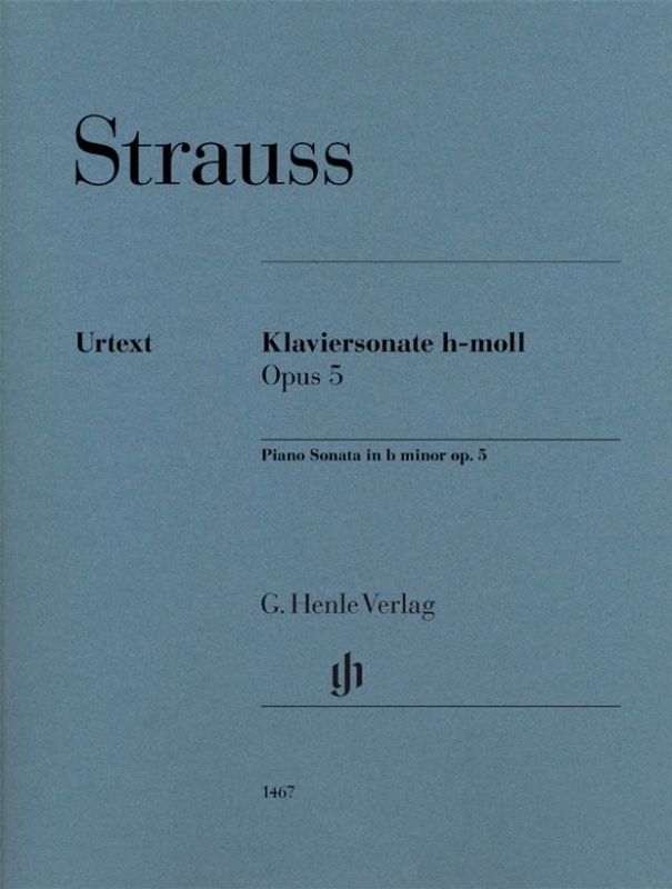 Richard Strauss - Piano Sonata in b minor op. 5