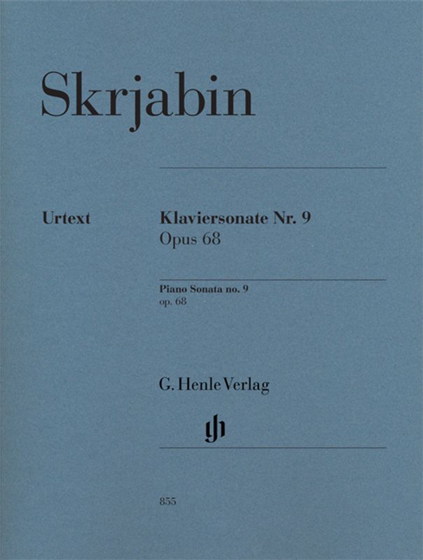 Alexander Scriabin - Piano Sonata No.9 Op.68 - Henle Urtext