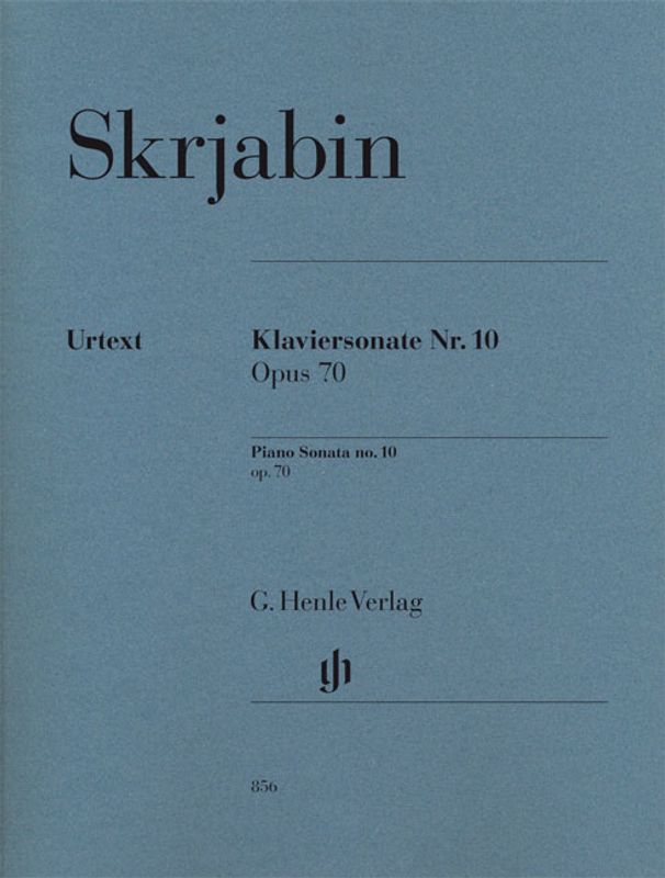 Alexander Skrjabin - Piano Sonata No.10 Op.70 - Henle Urtext
