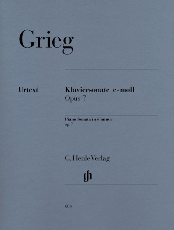 Edvard Grieg - Sonata In E Minor Op.7