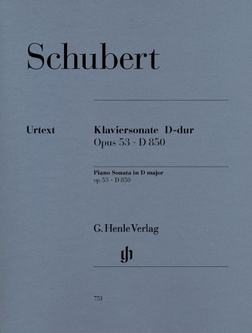 Hovedbilde Franz Schubert - Sonate D-Dur Opus 53 D850
