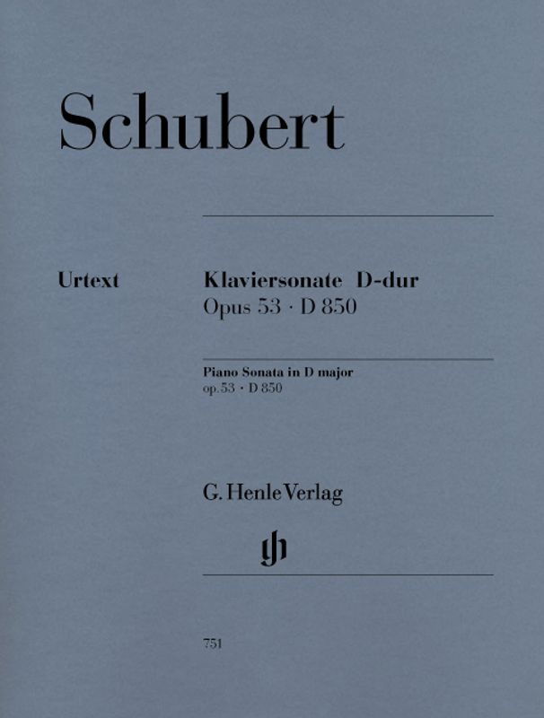 Franz Schubert - Sonate D-Dur Opus 53 D850