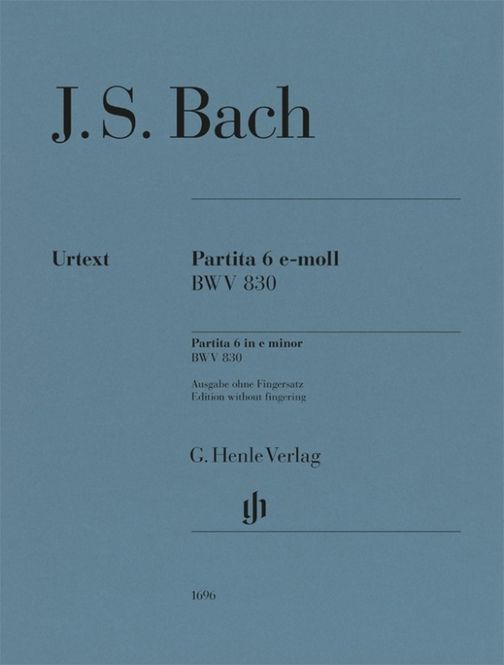 Hovedbilde Johann Sebastian Bach - Partita 6 E-Moll BWV 830