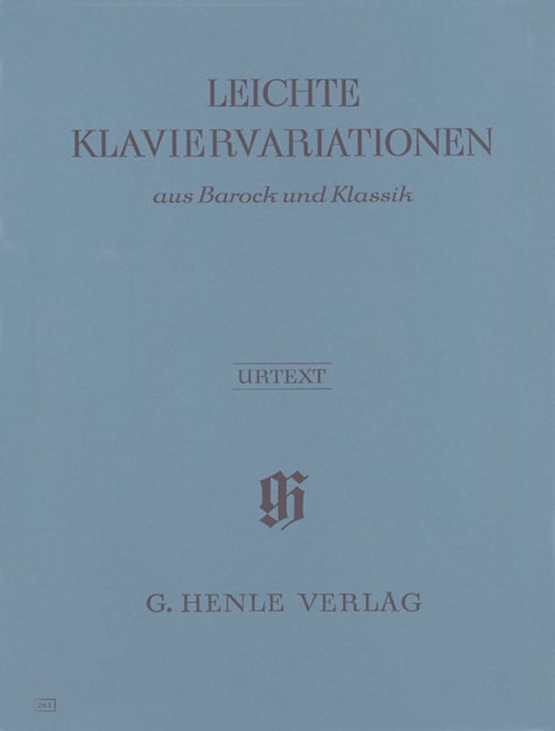 Leichte Klaviervariationen Aus Barock Und Klassik