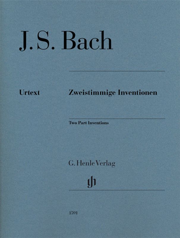 Johann Sebastian Bach - Two Part Inventions Piano Urtext