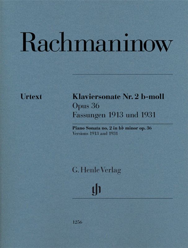 Sergei Rachmaninov - Piano Sonata no. 2 in b flat minor op. 36