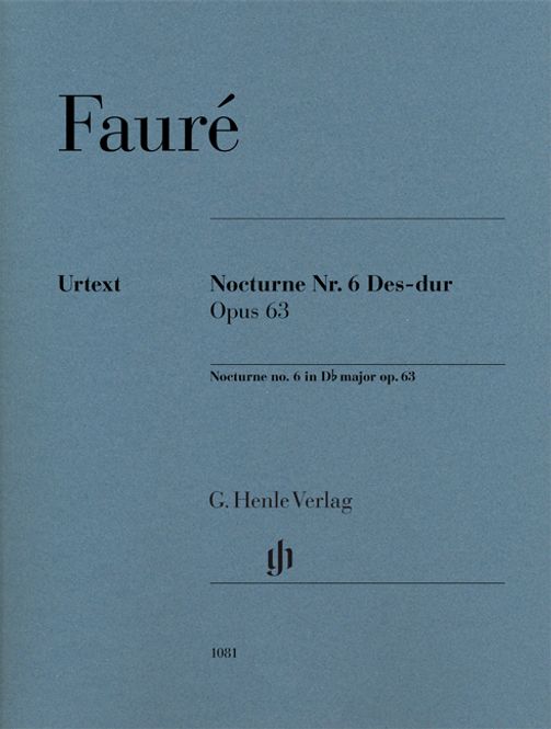 Hovedbilde Gabriel Fauré - Nocturne No 6 In D Flat Major Op ...