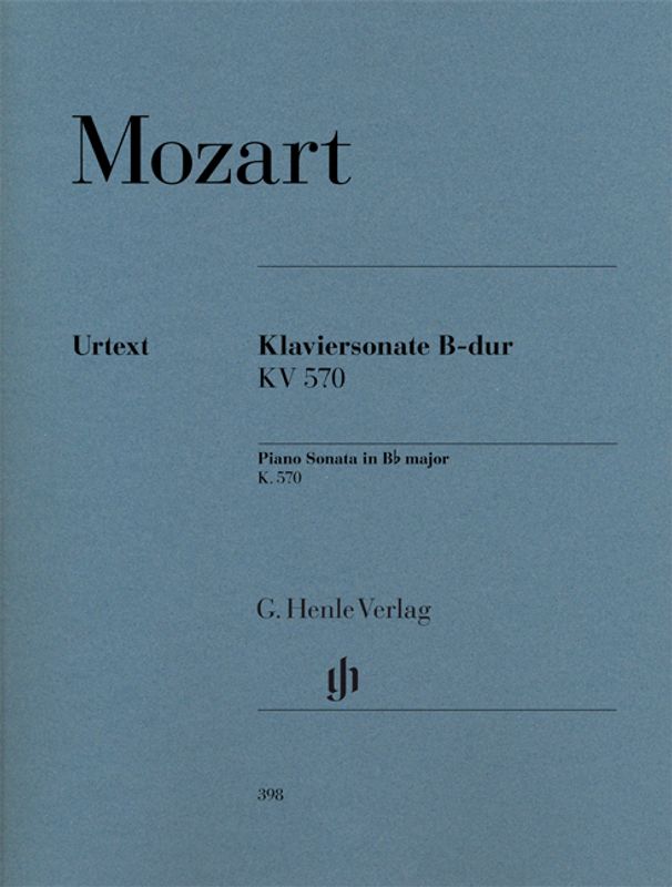 Wolfgang Amadeus Mozart - Piano Sonata B flat major KV 570
