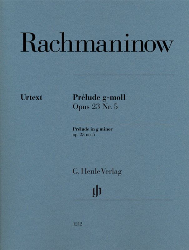 Sergei Rachmaninov - Prélude In G Minor Op. 23 No. 5