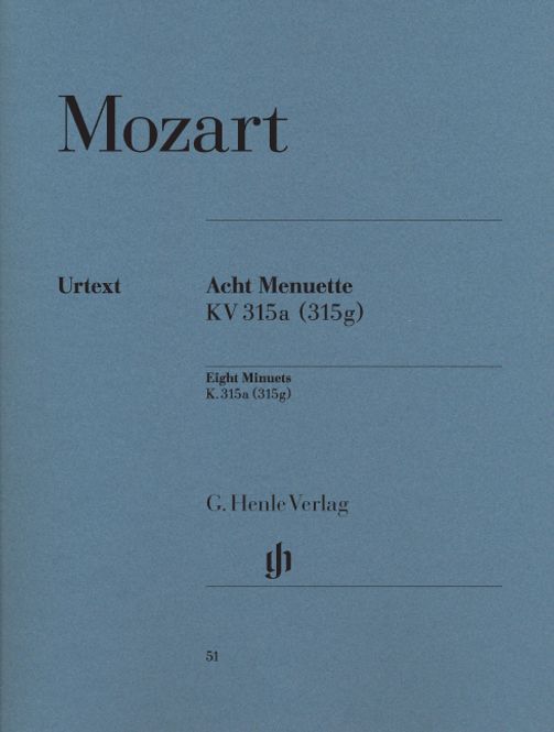 Hovedbilde Wolfgang Amadeus Mozart - Eight Minuets KV 315a
