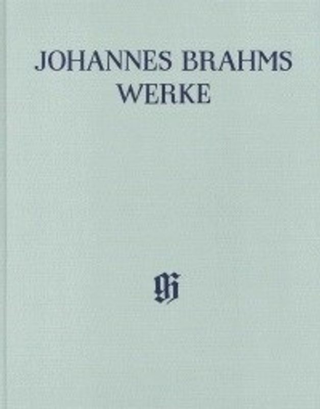 Johannes Brahms - Johannes Brahms Gesamtausgabe