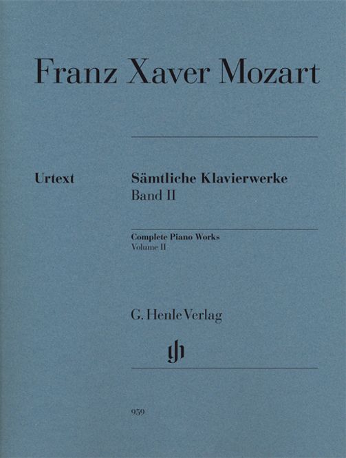 Hovedbilde Franz Xaver Mozart - Sämtliche Klavierwerke Band II