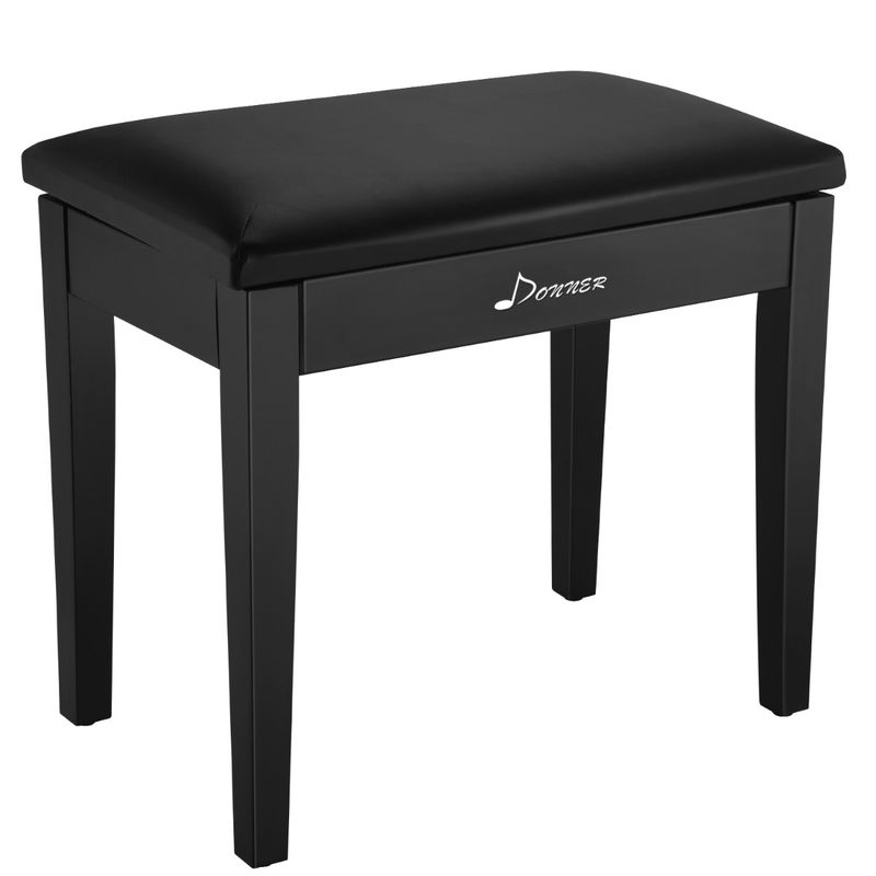 Donner Bench pianokrakk black 
