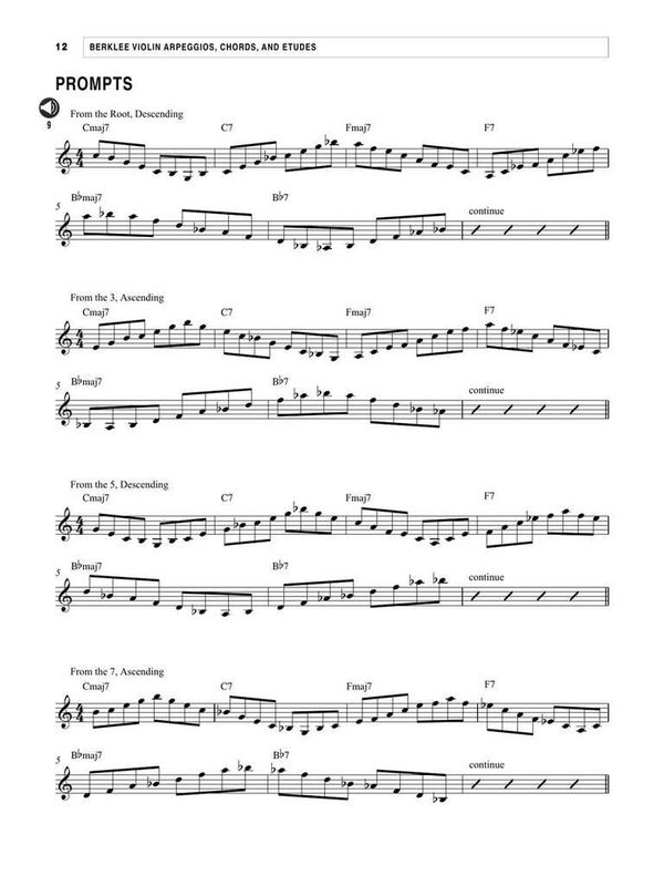 Berklee Violin Arpeggios, Chords, and Etudes