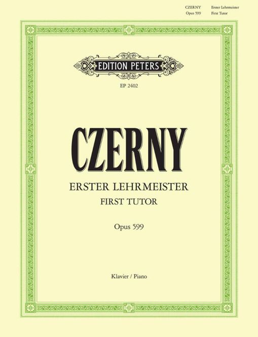 Hovedbilde Carl Czerny - Erster Lehrmeister Op.599