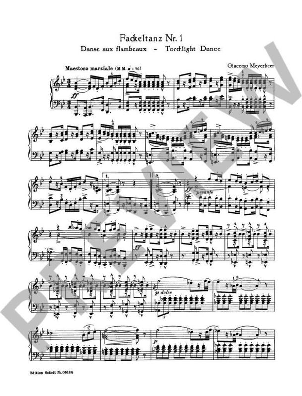 Giacomo Meyerbeer - Fackeltanz Nr. 1 B-Dur