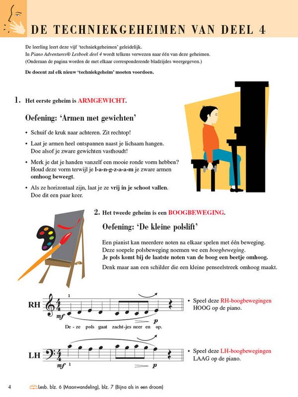 Piano Adventures Techniek- & Voordrachtboek Deel 4