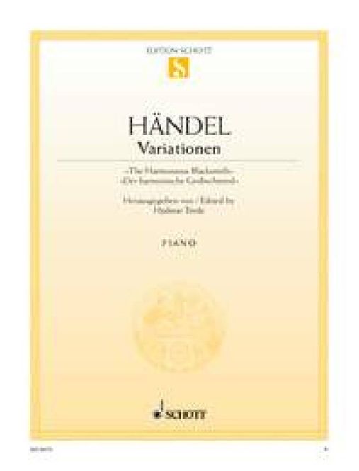 Hovedbilde Georg Friedrich Händel - Grobschmied Variationen