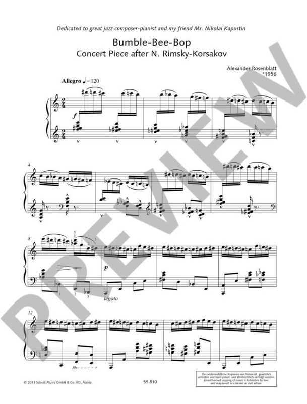 Alexander Rosenblatt - Bumble-Bee-Bop