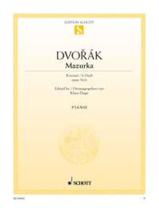 Hovedbilde Antonín Dvořák - Mazurka h-Moll op. 56/6