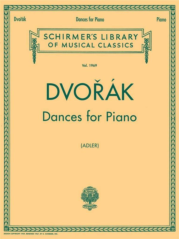 Antonín Dvořák - Dances For Piano