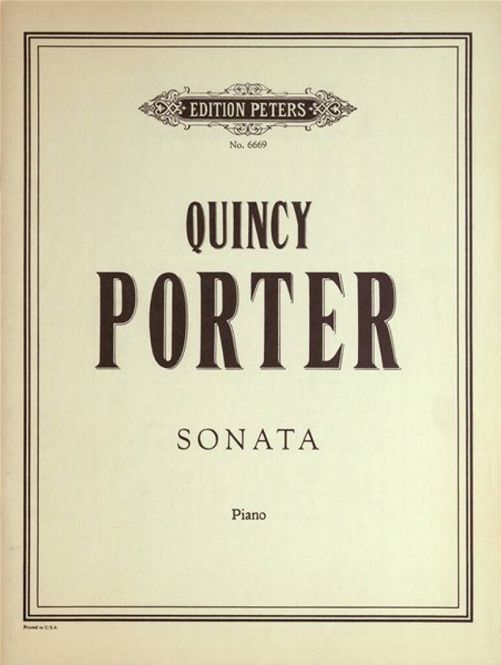 Hovedbilde Quincy Porter - Sonata