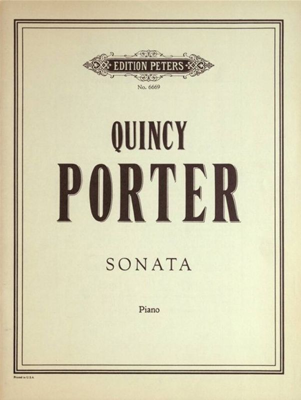 Quincy Porter - Sonata