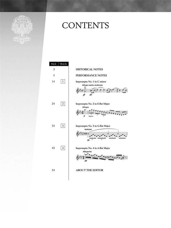 Franz Schubert - Schubert - Four Impromptus, D. 899 (0p. 90)