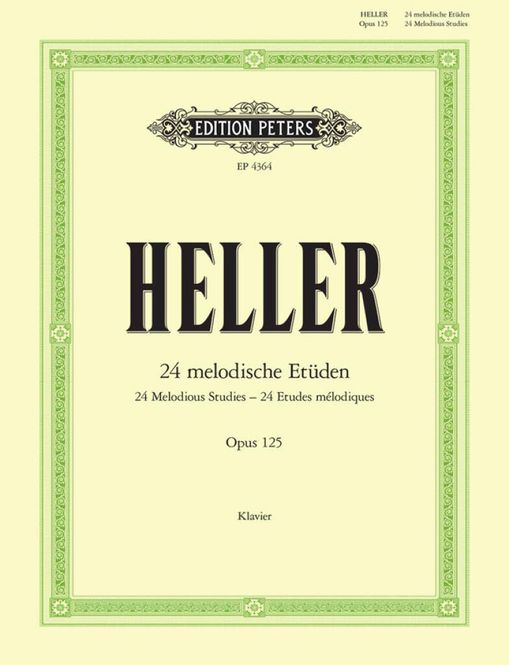 Hovedbilde Stephen Heller - 24 Melodious Studies Op. 125