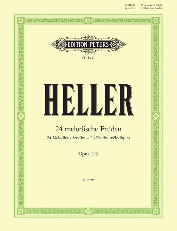 Stephen Heller - 24 Melodious Studies Op. 125