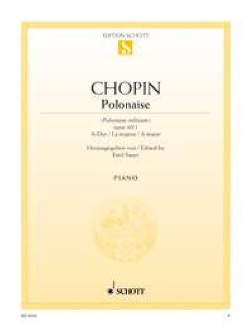 Hovedbilde Frédéric Chopin - Polonaise 1 A Opus 40 (Militair) P