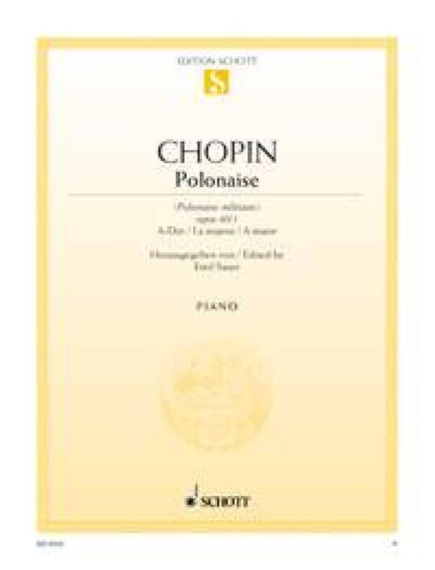 Frédéric Chopin - Polonaise 1 A Opus 40 (Militair) P