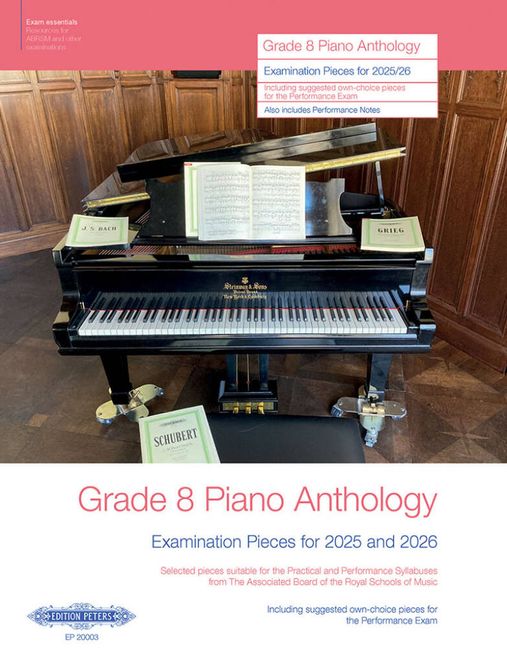 Hovedbilde Grade 8 Piano Anthology 2025-2026