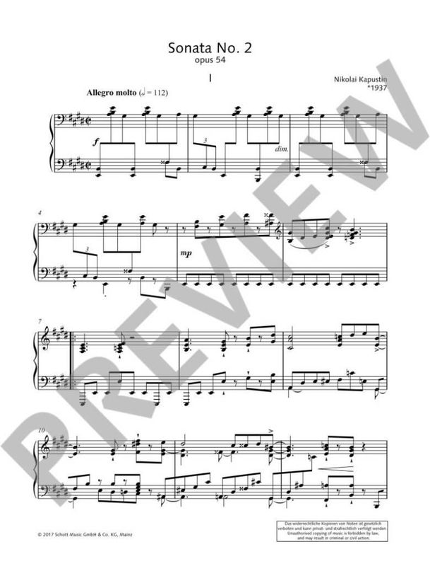Sonata No. 2 Op. 54