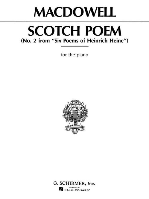 Hovedbilde Edward MacDowell - Scotch Poem, Op. 31, No. 2