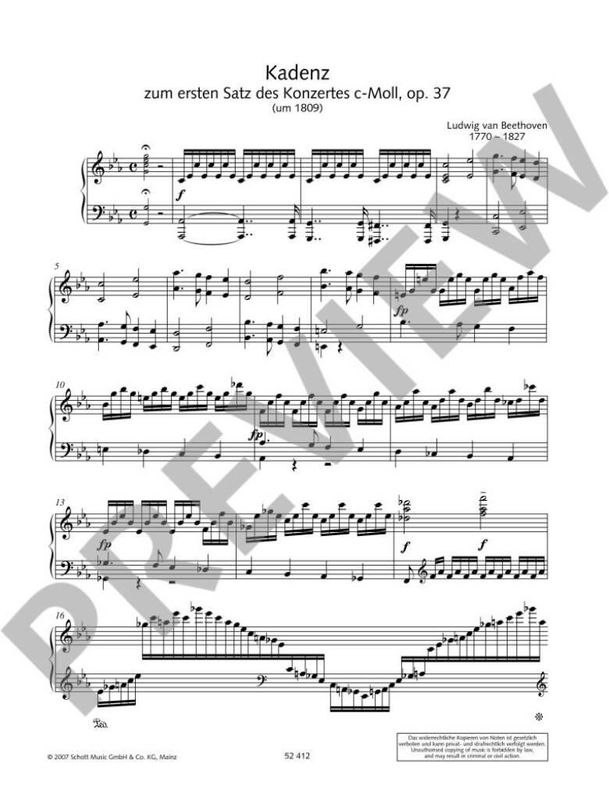 Ludwig van Beethoven - Cadenza 4