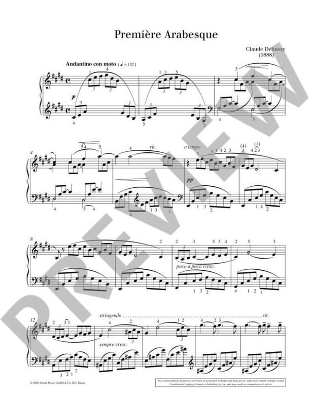 Claude Debussy - Beruhmte Klavierstucke 2
