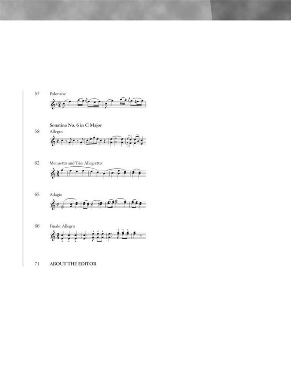Wolfgang Amadeus Mozart - Mozart - Six Viennese Sonatinas