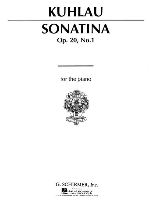 Hovedbilde Friedrich Kuhlau - Sonatina, Op. 20, No. 1 in C ...