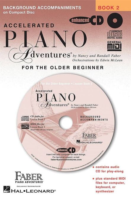 Hovedbilde Piano Adventures for the Older Beginner Book 2 CD