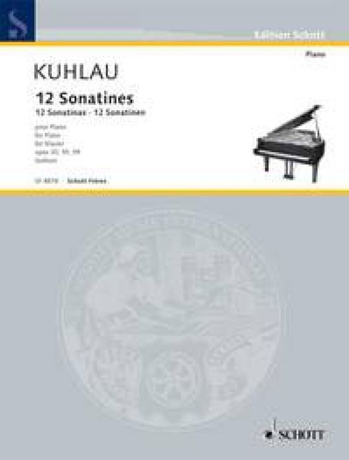 Hovedbilde Friedrich Kuhlau - 12 Sonatinas (op. 20, 55, 59)