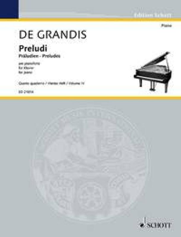 Renato de  Grandis - Preludes Vol. 4