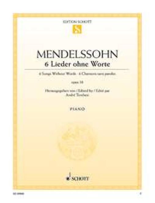 Hovedbilde Felix Mendelssohn Bartholdy - 6 Songs without ...