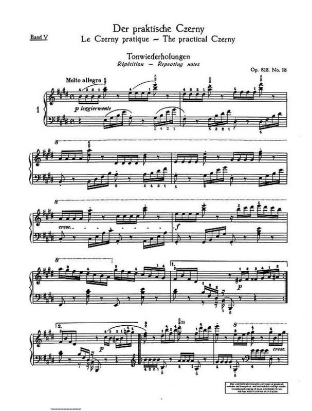 Carl Czerny - Praktische Czerny 5
