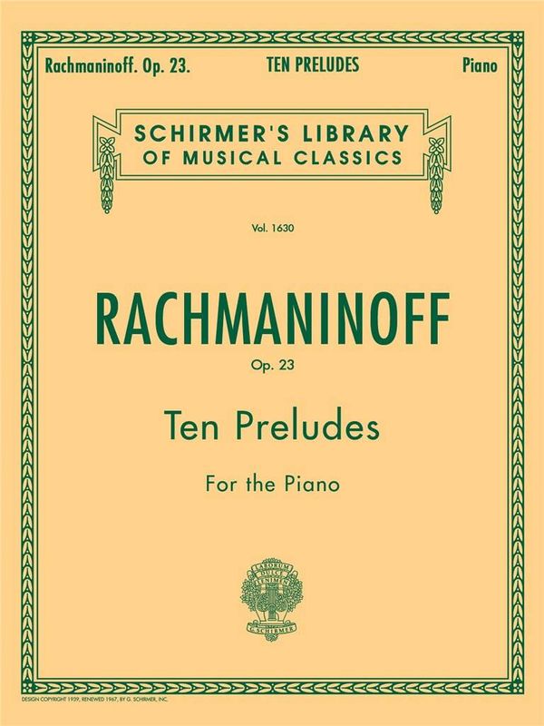Sergei Rachmaninov - 10 Preludes, Op. 23