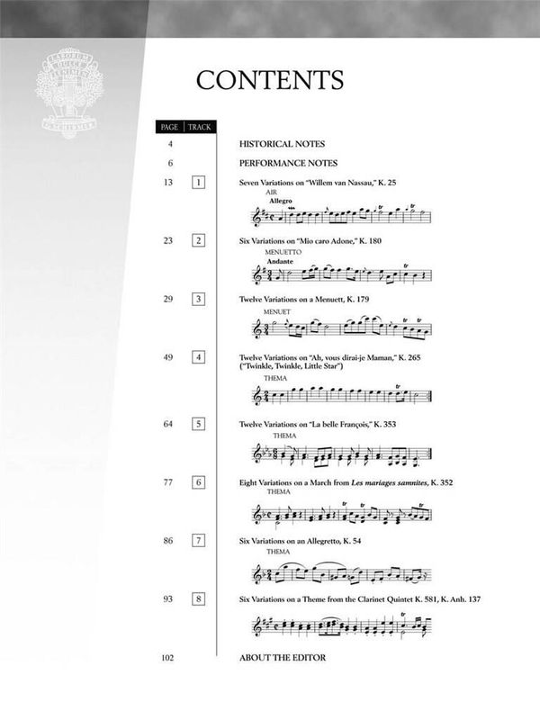 Wolfgang Amadeus Mozart - Mozart - Selected Variations