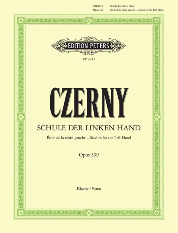 Carl Czerny - Studies For The Left Hand Op.399